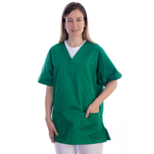 VESTE - coton/polyester - unisexe XS verte