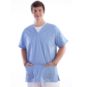 VESTE - coton/polyester - unisexe XS bleu clair