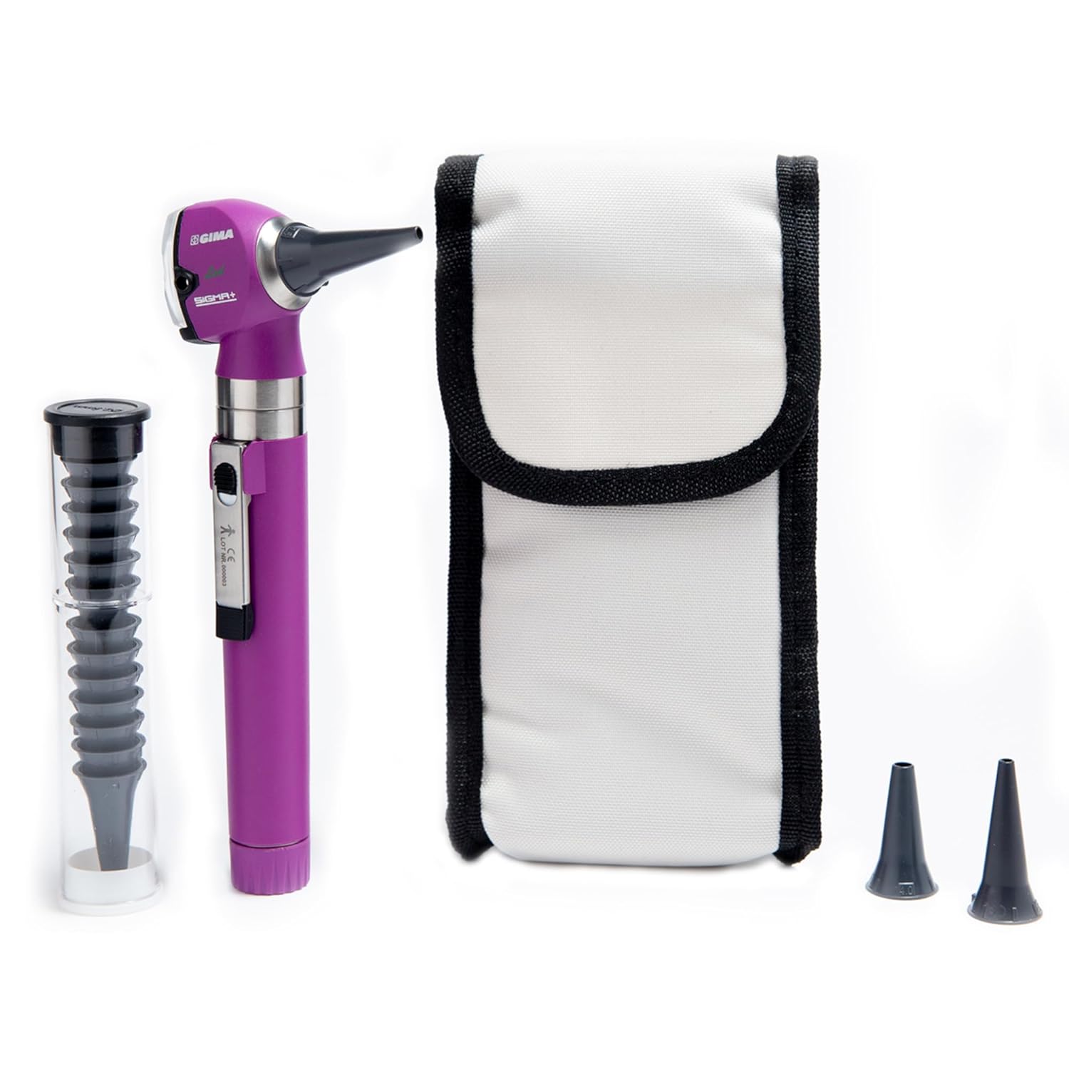 Examen avec otoscope LED