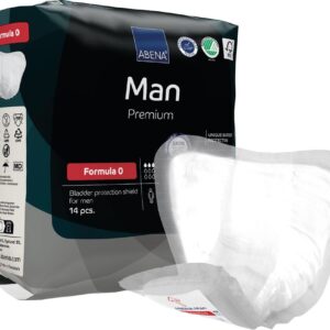 ABENA Man Premium Formula 0 - 3 gouttes L. 23 x l. 19 cm 16 sachets de 14