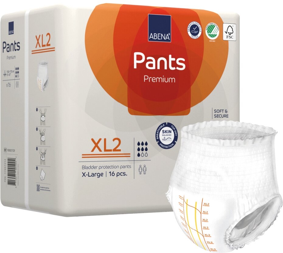 ABENA Pants Premium XL2 - 7 gouttes XL 6 sachets de 16