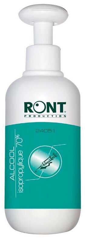 Alcool Isopropylique à 70% 1 flacon pompe dish de 250 ml