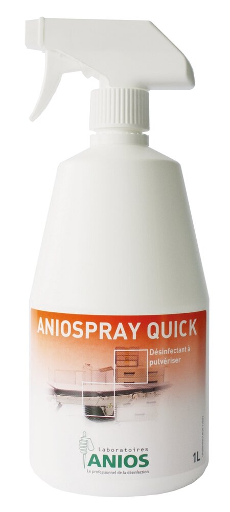 Aniospray Quick 12 flacons de 1 L + 4 pulvérisateurs
