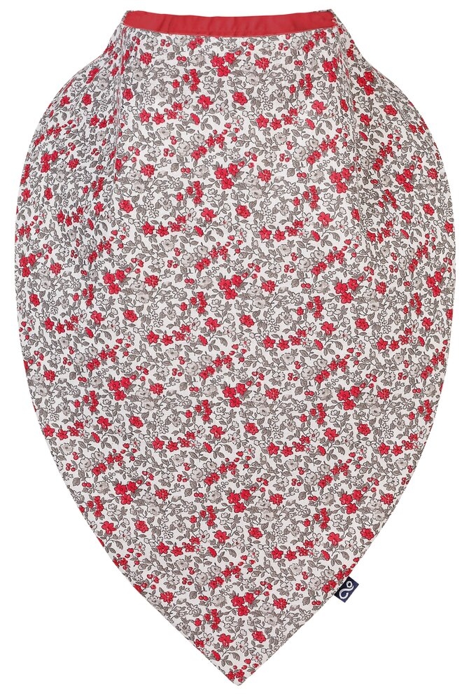 Bavoir-Foulard en Coton IMPRIMÉ FLEUR