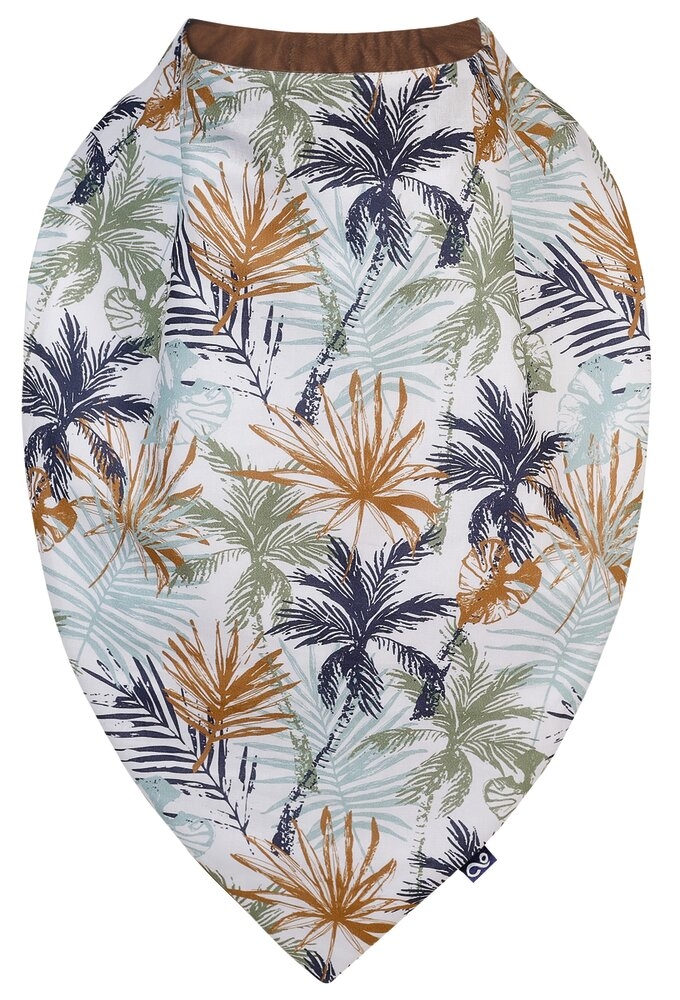 Bavoir-Foulard en Coton IMPRIMÉ PALMIER