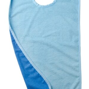 Bavoir Imperméable en Tissu Éponge JOLETI BLEU LAVANDE L. 100 x l. 50 cm