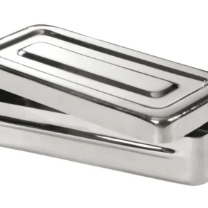 Boite à Instruments Inox 18/10E L. 30 x l. 12 x H. 6 cm
