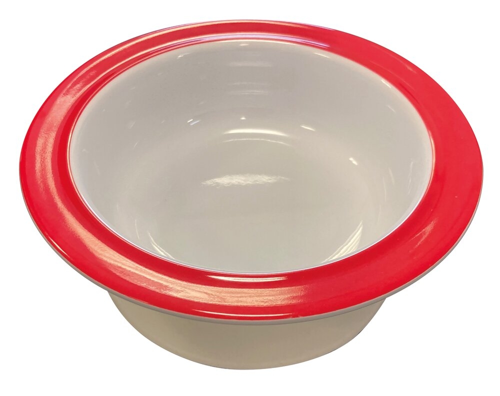 Bol avec Ventouse BLANC ET ROUGE
