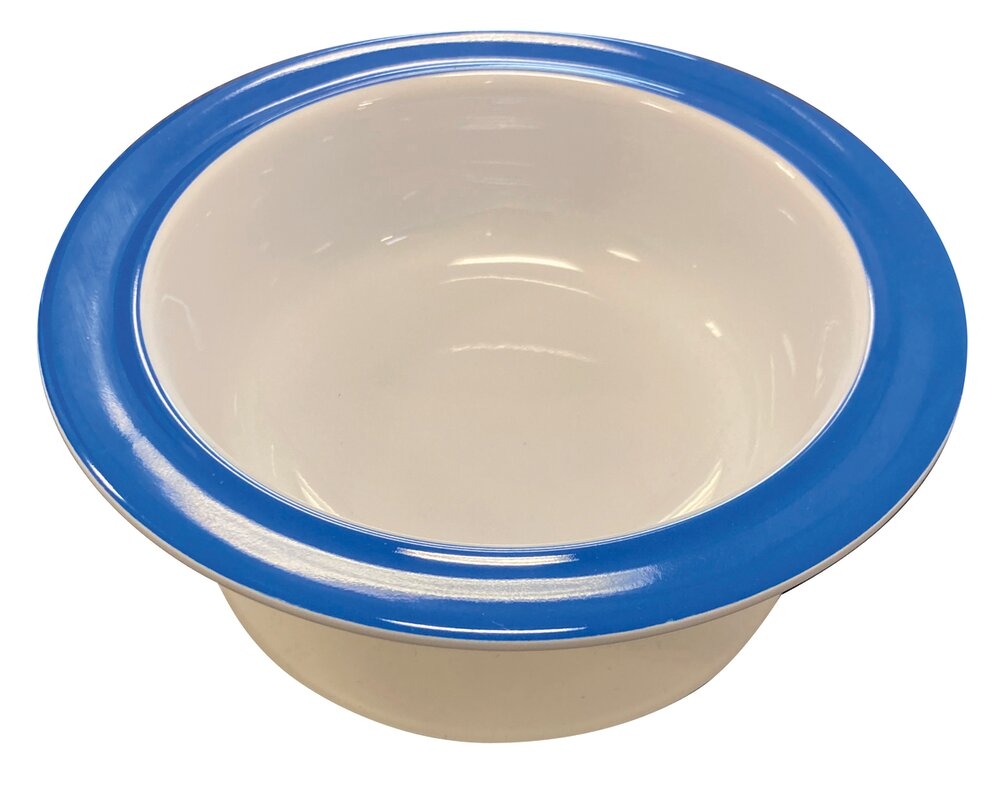 Bol avec Ventouse BLANC ET BLEU