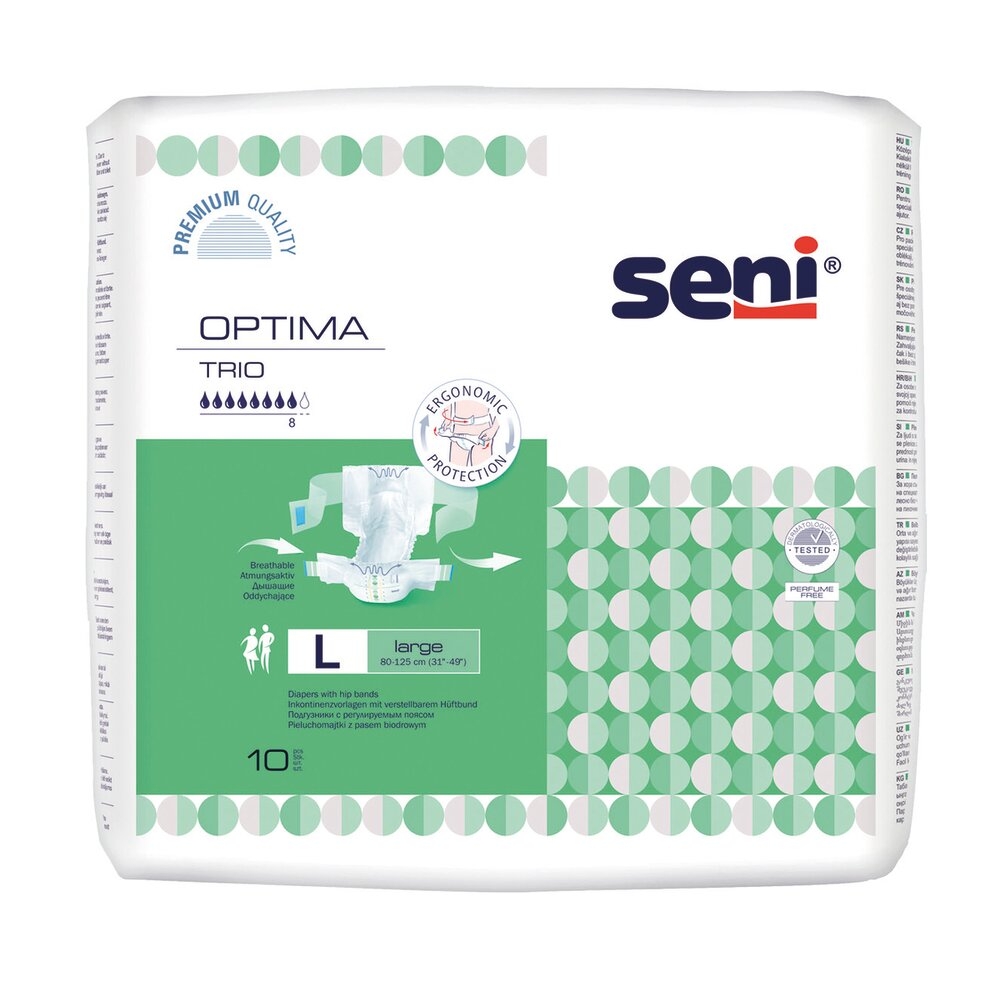 Change Complet avec Ceinture SENI Optima L 3 800 ML 80-125 CM