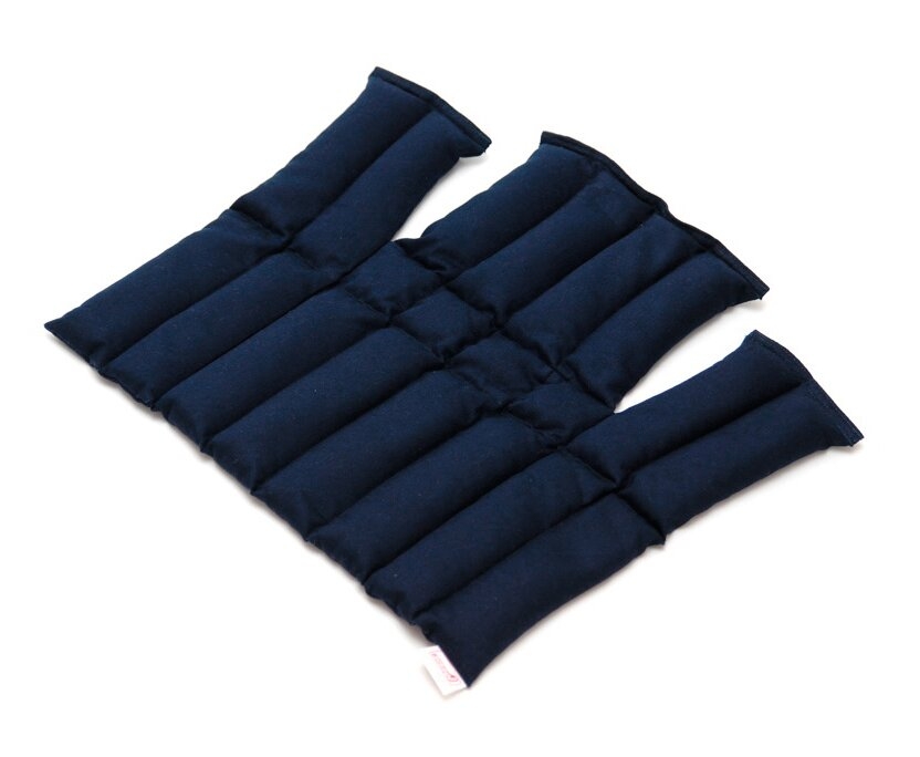 Compresse de Lin Linum BLEU NUIT Cervico L. 42 x l. 40 cm