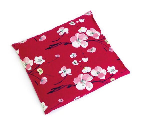 Coussin Noyaux de Cerise Cherry FLEURI L. 26 x l. 24 cm