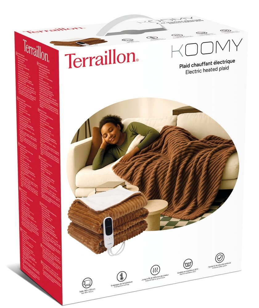 Couverture Chauffante Koomy CARAMEL