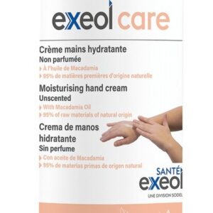 Crème Mains Hydratante EXEOL Care 1 flacon pompe de 500 ml