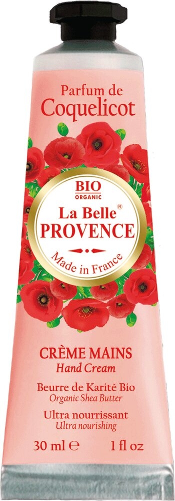 Crème Mains la Belle Provence Coquelicot