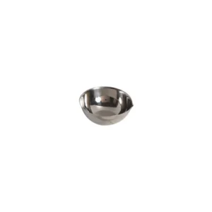 Cupule Inox avec Bec Fond Plat Ø 10 x H. 5 cm 310 ML
