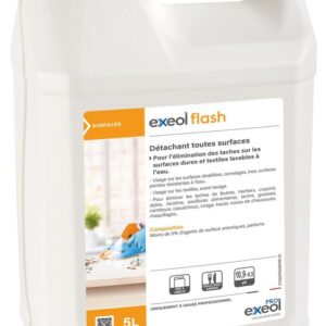 Détachant Toutes Surfaces EXEOL Flash 1 bidon de 5 L