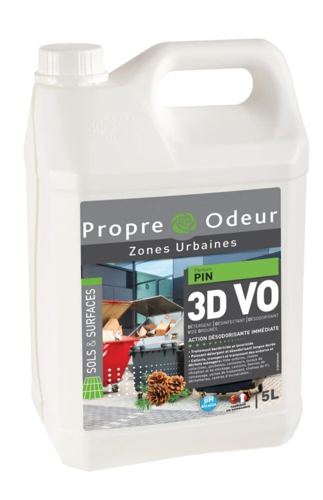 Détergent Désinfectant Désodorisant Vide Ordures 3D Vo Pin