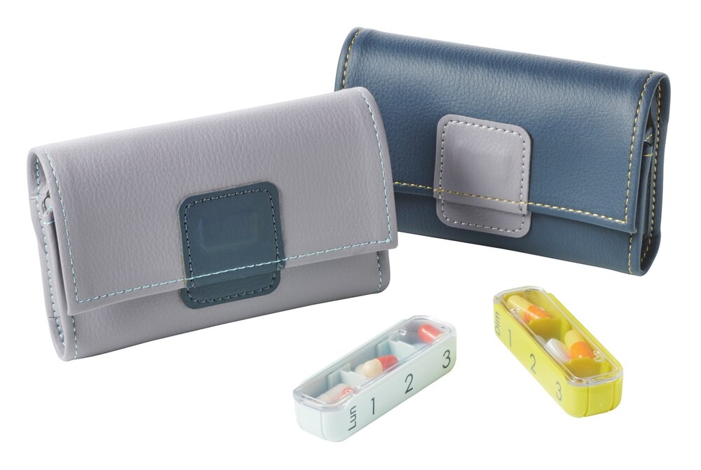 Distributeur Semainier PILBOX Mini GRIS FONCÉ
