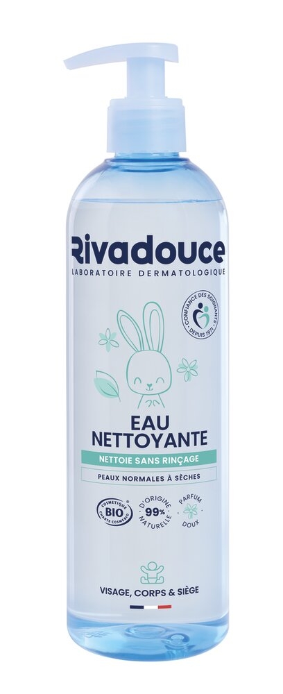 Eau Nettoyante Bébé RIVADOUCE 1 flacon pompe de 500 ml