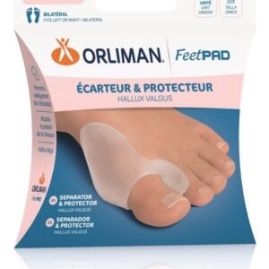 Écarteur et Protecteur Hallux Valgus ORLIMAN FEETPAD®