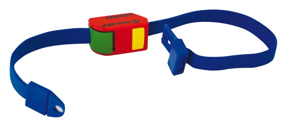 Garrot à Clip TERUMO BLEU Pédiatrique L. 27 x l. 1