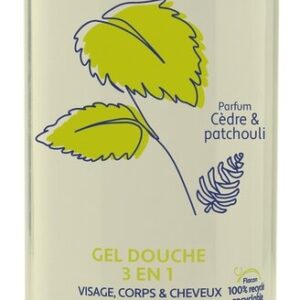 Gel Douche 3 en 1 Cèdre & Patchouli RIVADOUCE 1 flacon de 250 ml
