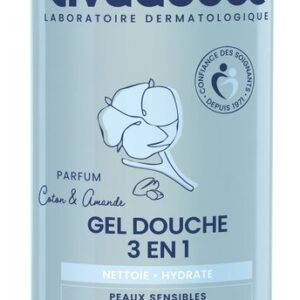 Gel Douche 3 en 1 Coton & Amande RIVADOUCE 1 flacon de 250 ml