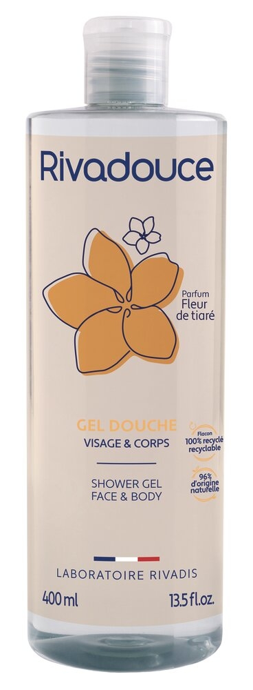 Gel Douche Fleur de Tiaré RIVADOUCE 1 flacon de 400 ml