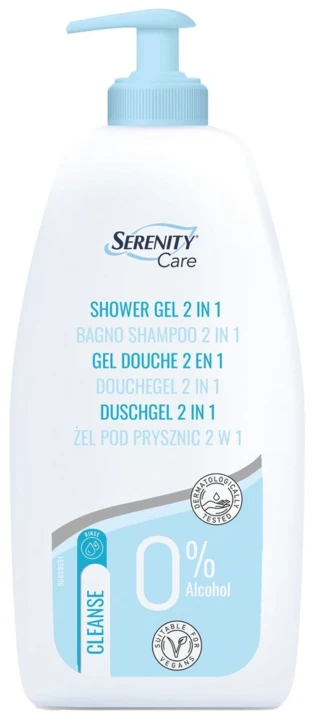 Gel Lavant 2 en 1 ID SERENITY 12 flacons pompe de 500 ml