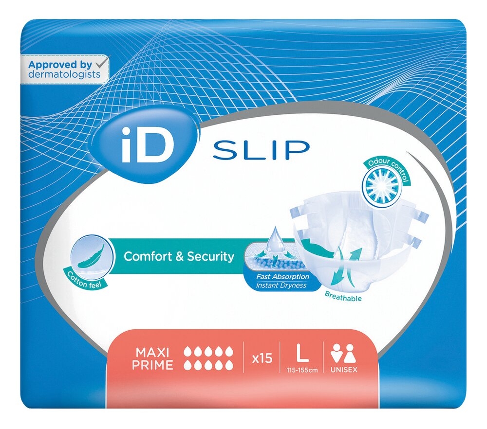 ID Slip Maxi Prime - 10 gouttes L 3 sachets de 15