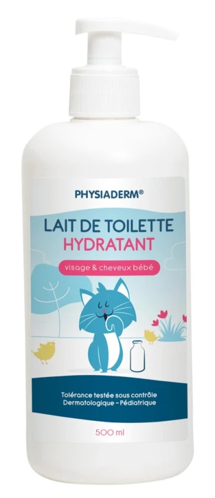 Lait de Toilette Hydratant Bébé Physiaderm