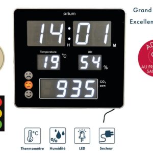 Mesureur de Co2 Horloge Quaelis 18