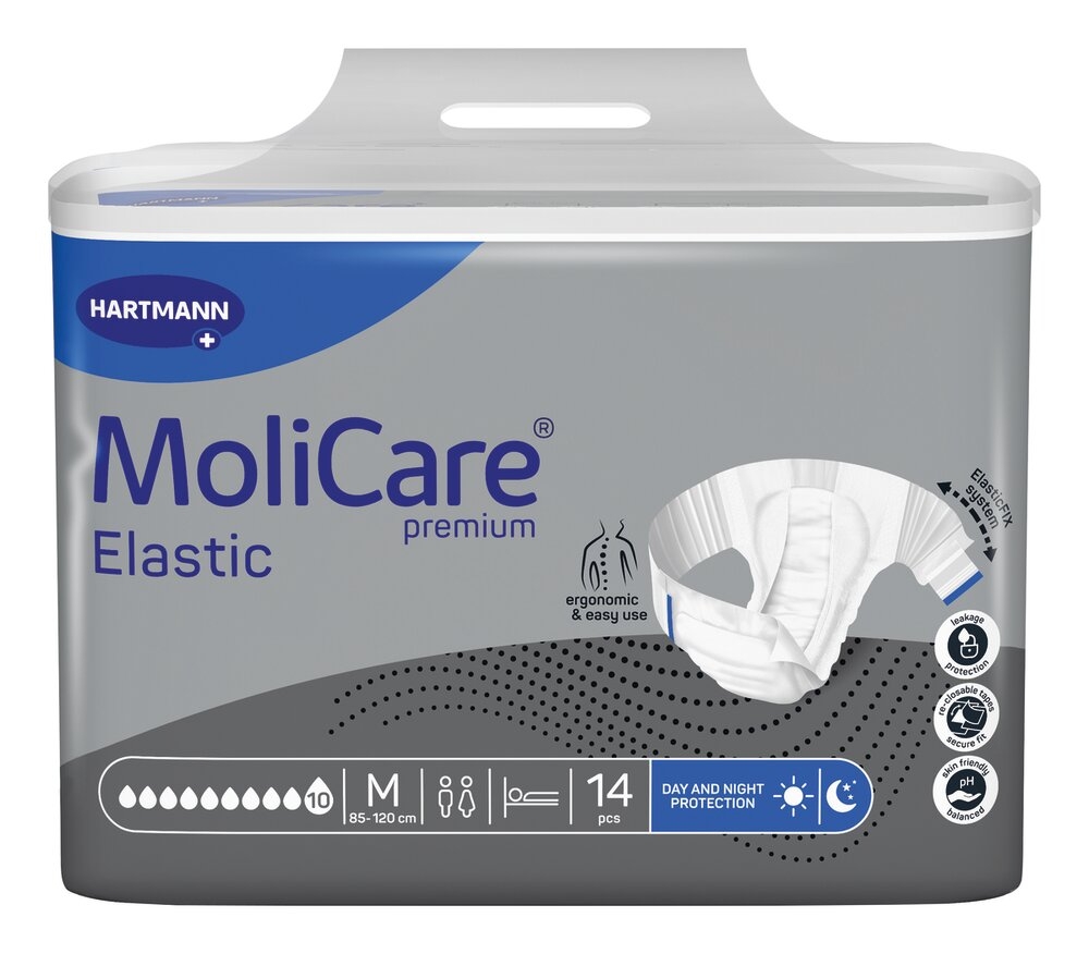 Molicare® Premium Elastic 10 gouttes XL - >60 4 sachets de 14