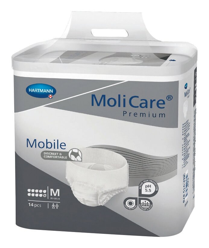 Molicare® Premium Mobile 10 gouttes XL - >60 4 sachets de 14