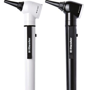 Otoscope E-Scope® NOIR Éclairage FO LED - livré dans un étui rigide