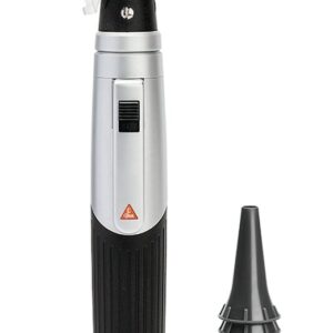 Otoscope Mini 3000® LED NOIR Étui rigide + spéculums réutilisables + spéculums à usage unique AllSpec