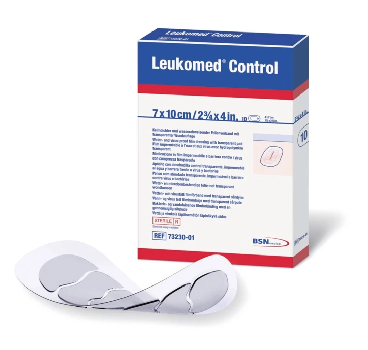 Pansement 100% Transparent Stérile Leukomed® Control L. 15 x l. 8 cm