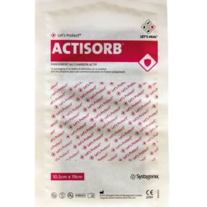 Pansement au Charbon Activé Actisorb® L. 10