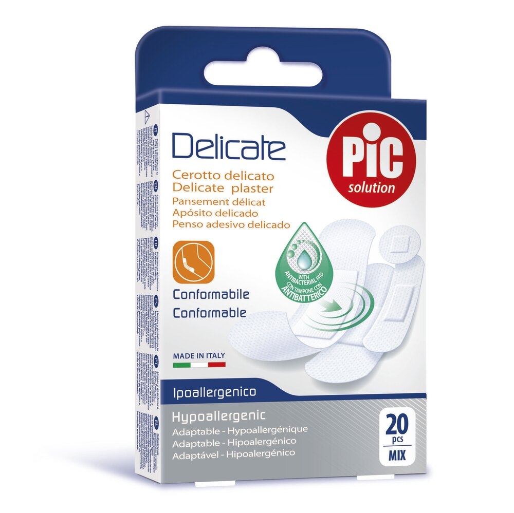 Pansement Delicate 4 tailles 1 boîte de 20