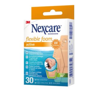 Pansement NEXCARE™ Active Flexible Foam Assortis - 3 tailles 1 boîte de 30