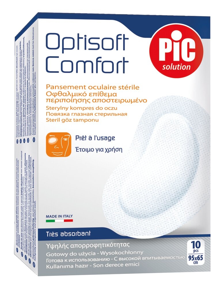 Pansement Oculaire Stérile Optisoft Comfort 1 boîte de 10