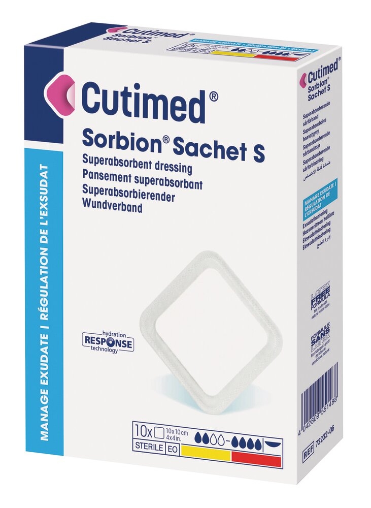 Pansement Stérile Cutimed® Sorbion® Sachet S L. 15 x l. 15 cm