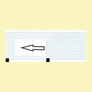 Paper ECG Cardiette - Colson - Cardiorapid AR600K130B L. 75 x l. 60 mm 1 liasse de 250 feuilles