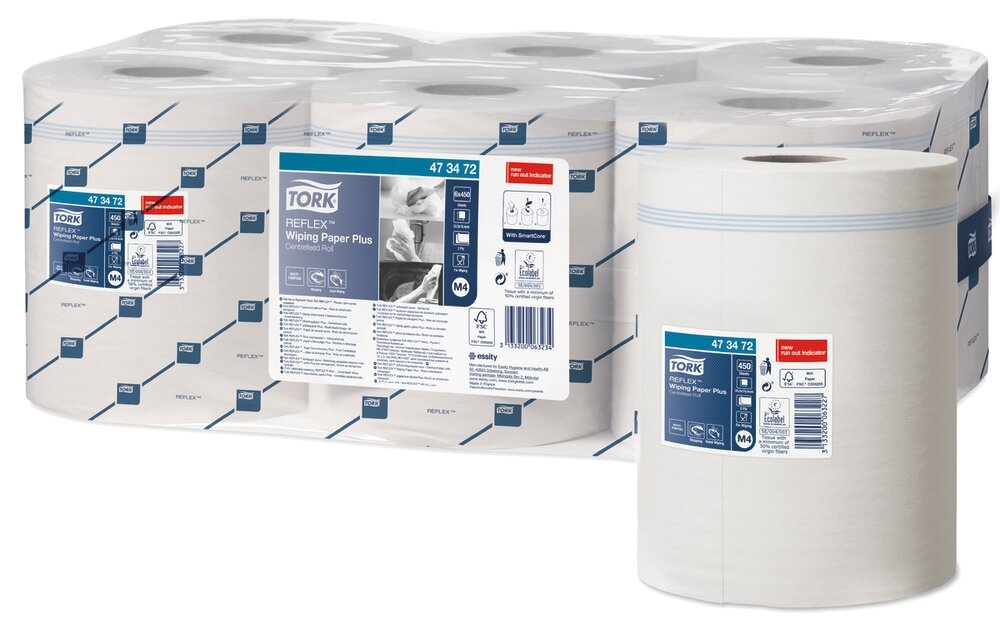 Papier d'Essuyage TORK Reflex™ Plus