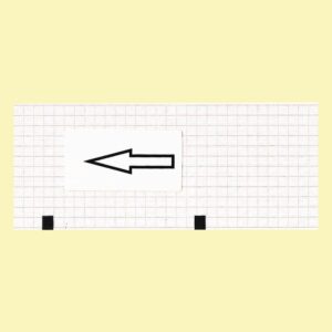 Papier ECG Fukuda Denshi FX7101-7102 L. 75 x l. 63 mm 10 liasses de 400 feuilles