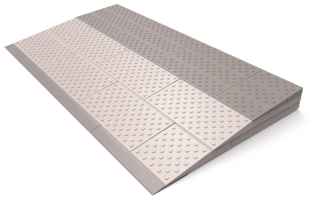 Rampe de Seuil SECUCARE Set n° 3 L. 84 x l. 45 x H. 6 cm