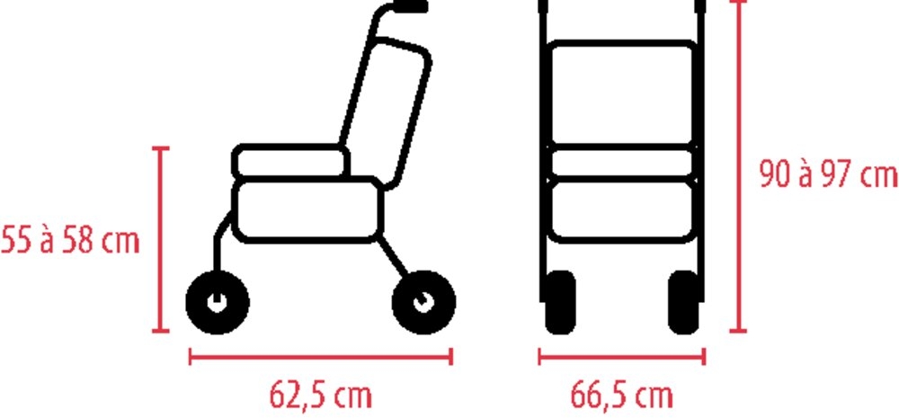 Rollator à 4 Roues W04 – Image 13