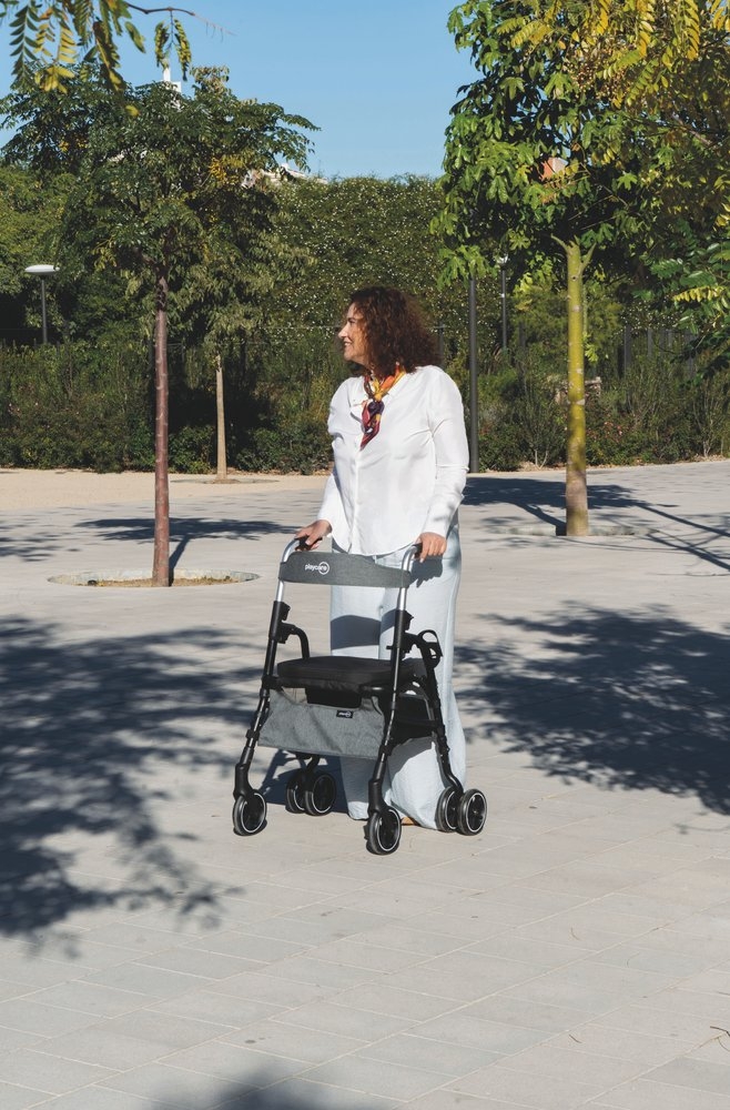 Rollator à 4 Roues W05 GRIS