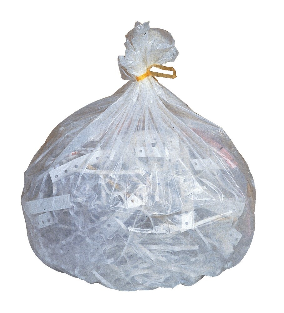 Sacs Poubelles NF - 13 µ - Lien dans le soufflet - PE Basse densité recyclé L. 70 x l. 50 cm 30 L
